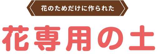 花のためだけに作られた 花専用の土 リリーとマリーがおすすめする 花の土の5つの特徴